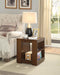 Pisanio End Table (Stationary), Espresso